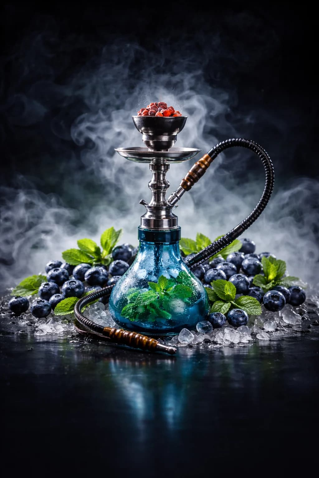 Blueberry Mint premium hookah flavour at His & Hers Lounge Philadelphia