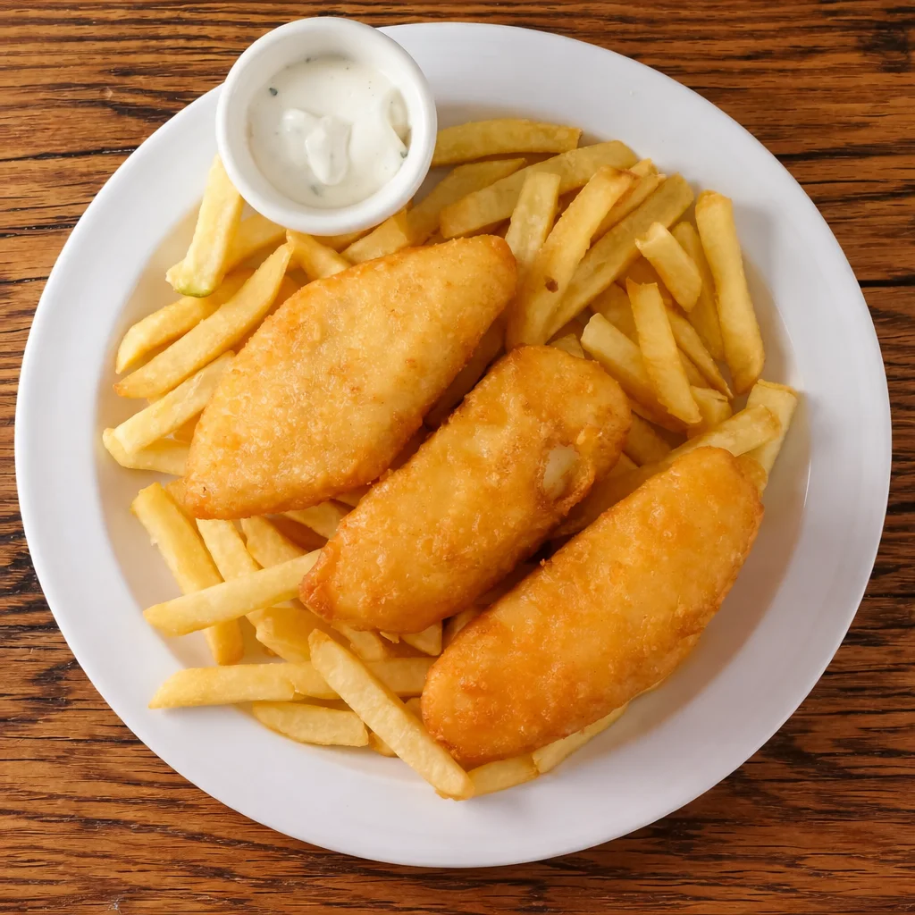 Fish & Chips at Vibe Lounge