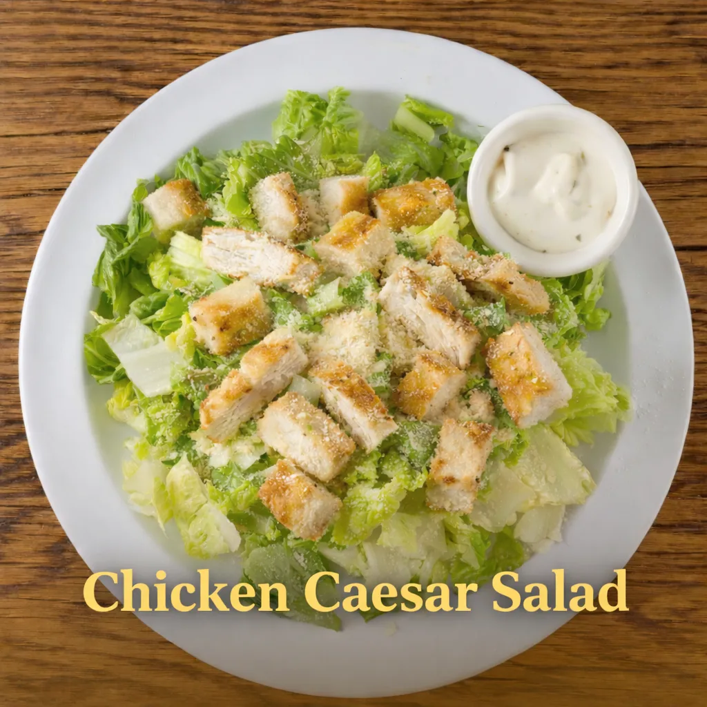 Chicken Caesar Salad at Vibe Lounge