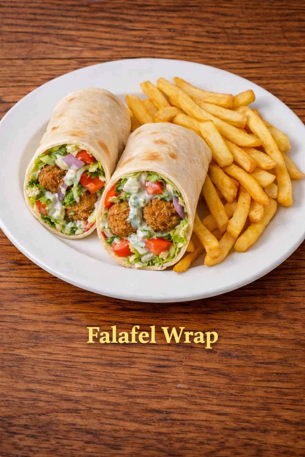 Falafel Wrap at Vibe Lounge