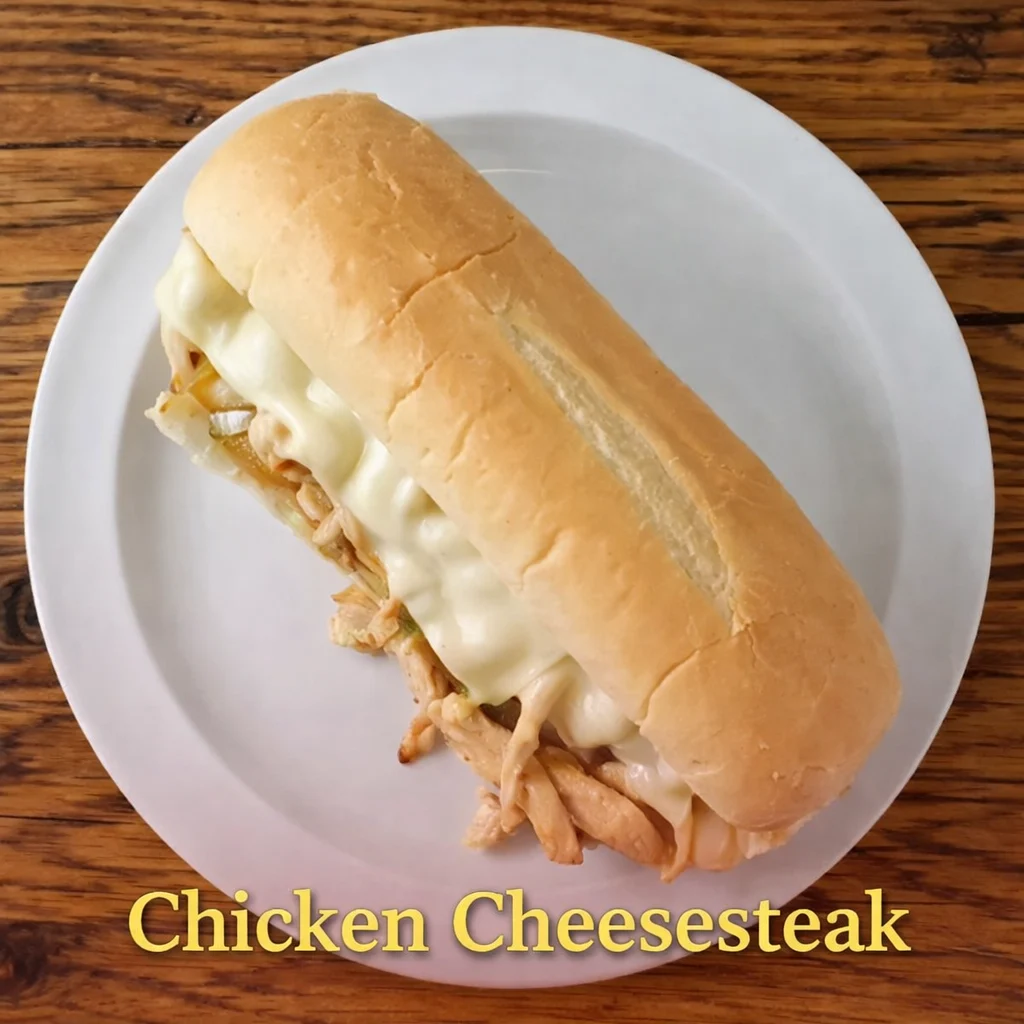 Chicken Cheesesteak Sandwich at Vibe Lounge